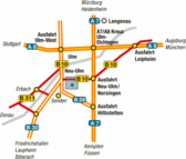 Übersichtsplan Neu-Ulm